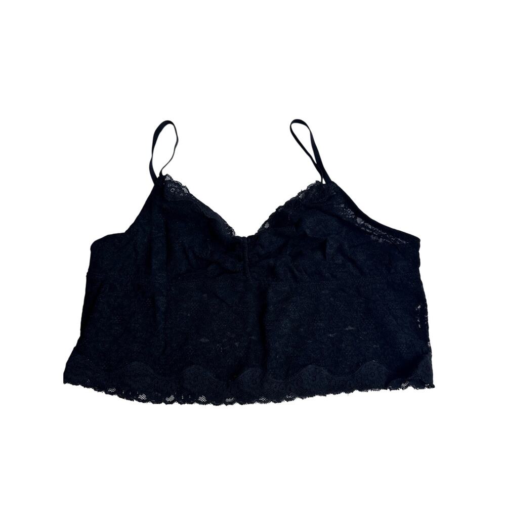 Victoria's Secret Black Lace Bralette - Size XL